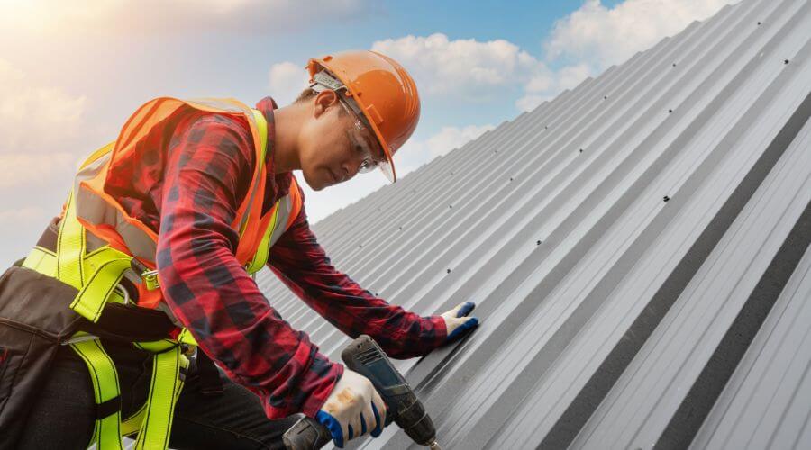 Professional metal roof installation in Fairless Hills, PA